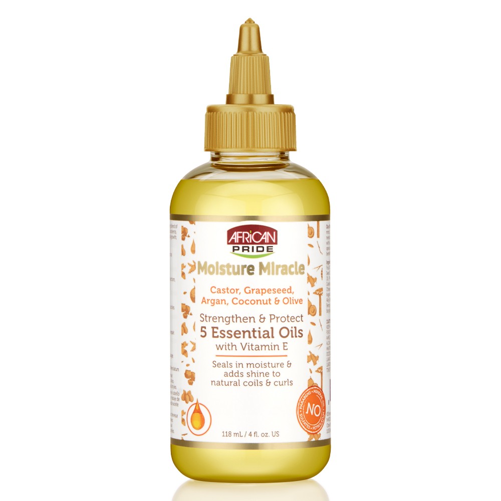 African Pride Moisture Miracle 5 Essential Oils 119ml