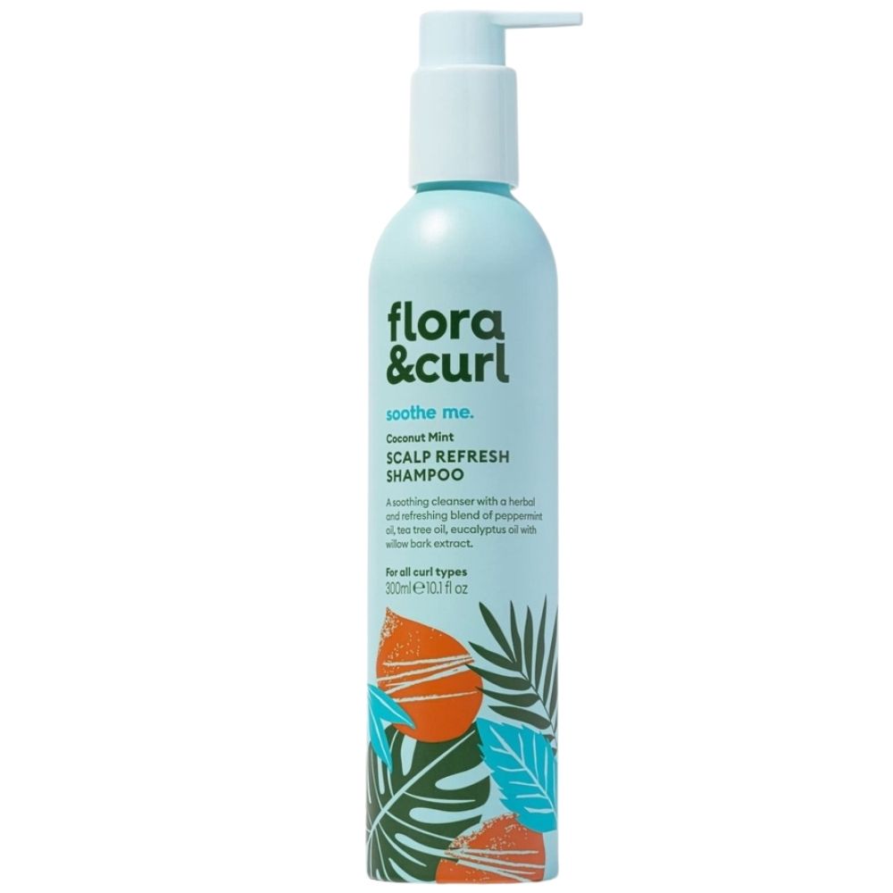Flora & Curl Coconut Mint Scalp Refresh Shampoo 300ml