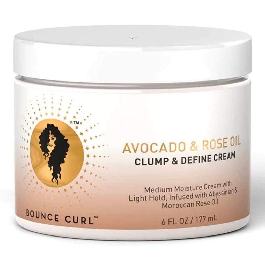 Bounce Curl Avocado & Rose Oil Clump and Define Cream