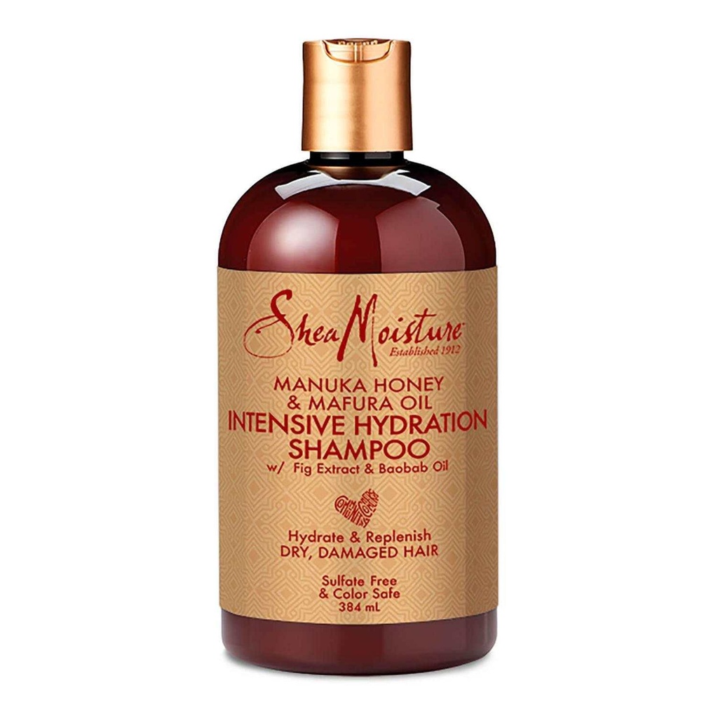 Shea Moisture Manuka Honey & Mafura Oil  Intensive Hydration Champú 384ml