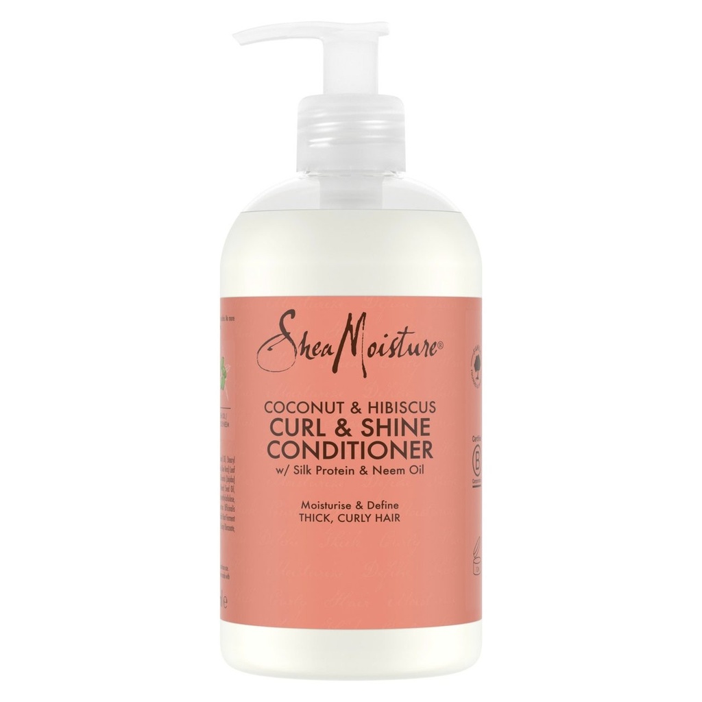 Shea Moisture Coconut & Hibiscus Curl & Shine Conditioner 384ml