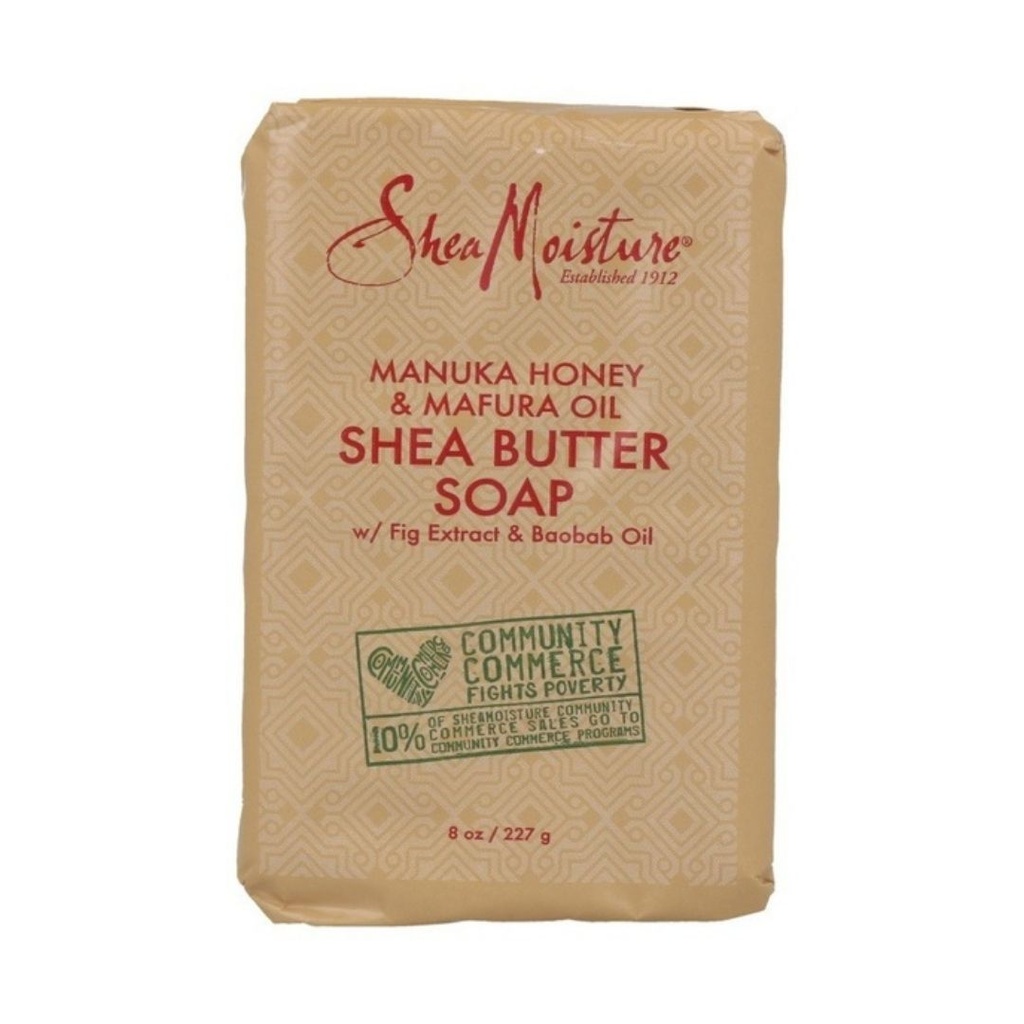 Shea Moisture Manuka Honey & Mafura Oil Shea Butter Jabón 230g