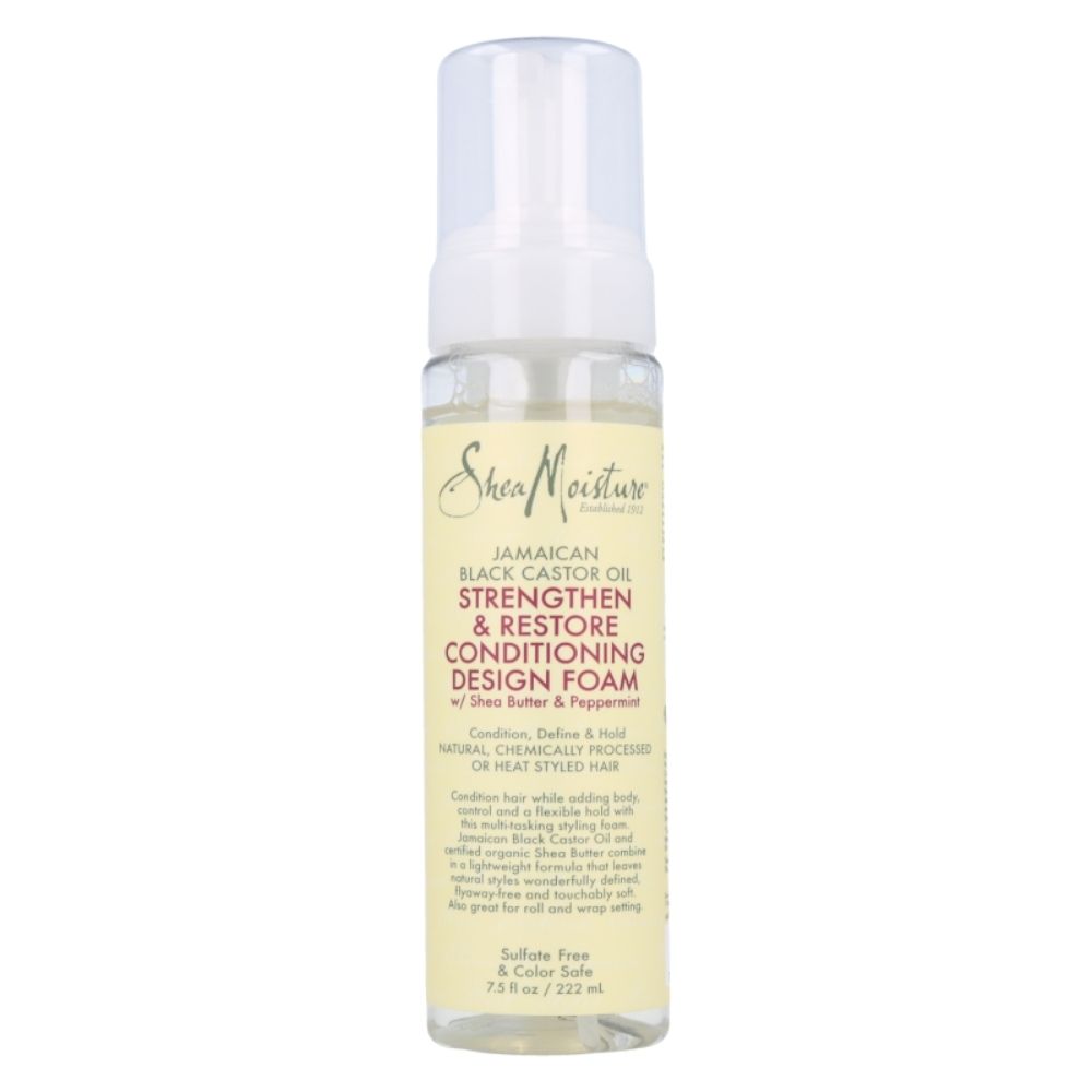 Shea Moisture Jamaican Black Castor Oil Acondicionador Design Espuma  222ml