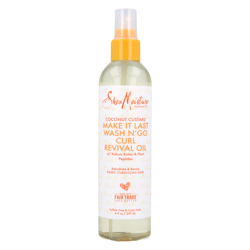 Shea Moisture Coconut Custard Wash N´Go Curl Revival Aceite 237ml