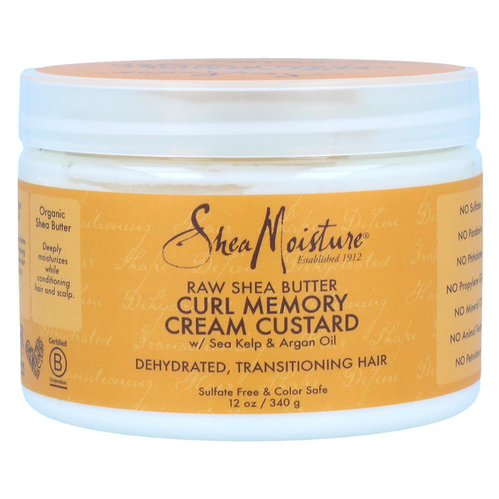 Shea Moisture Raw Shea Butter Curl Memory Cream Custard 340g 