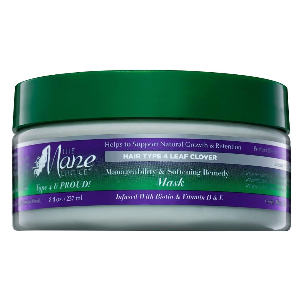 The Mane Choice Hair Type 4 Leaf Clover Manageability and Softening Remedy Mask 237ml