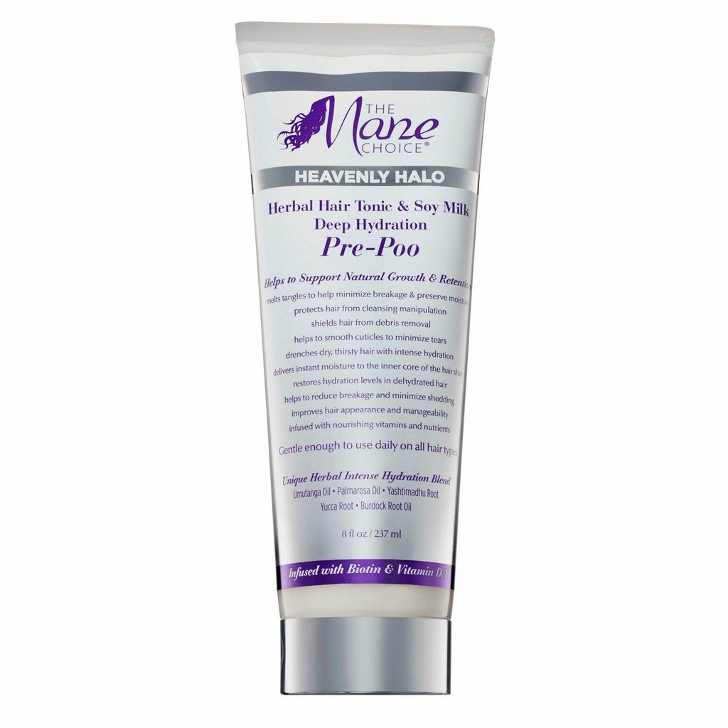  The Mane Choice Heavely Halo Herbal Hair Tonic and Soy Milk Deep Hydration Pre-Poo 237ml
