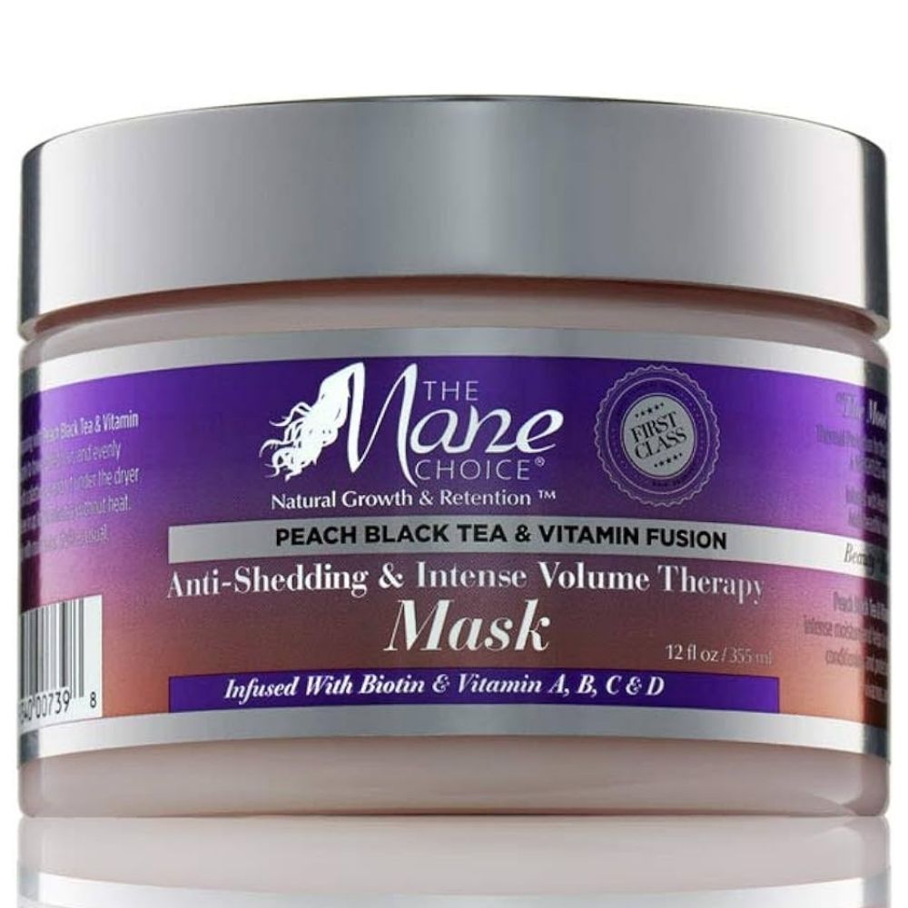 The Mane Choice Peach Black Tea and Vitamin Fusion Anti shedding and Intense Volume Therapy Mask 355ml