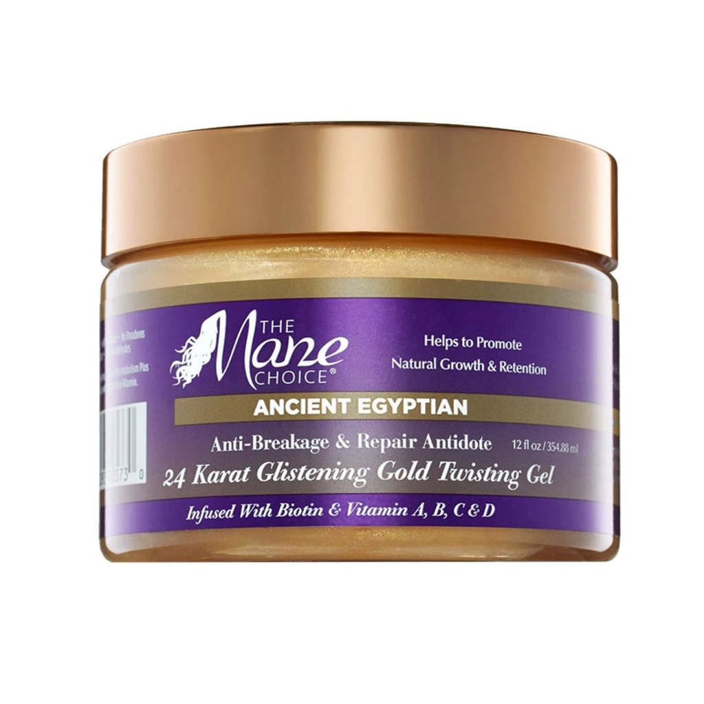 The Mane Choice Ancient Egyptian Anti-Breakage & Repair Antidote 24 Karat Glistening Gold Twisting Gel 355ml