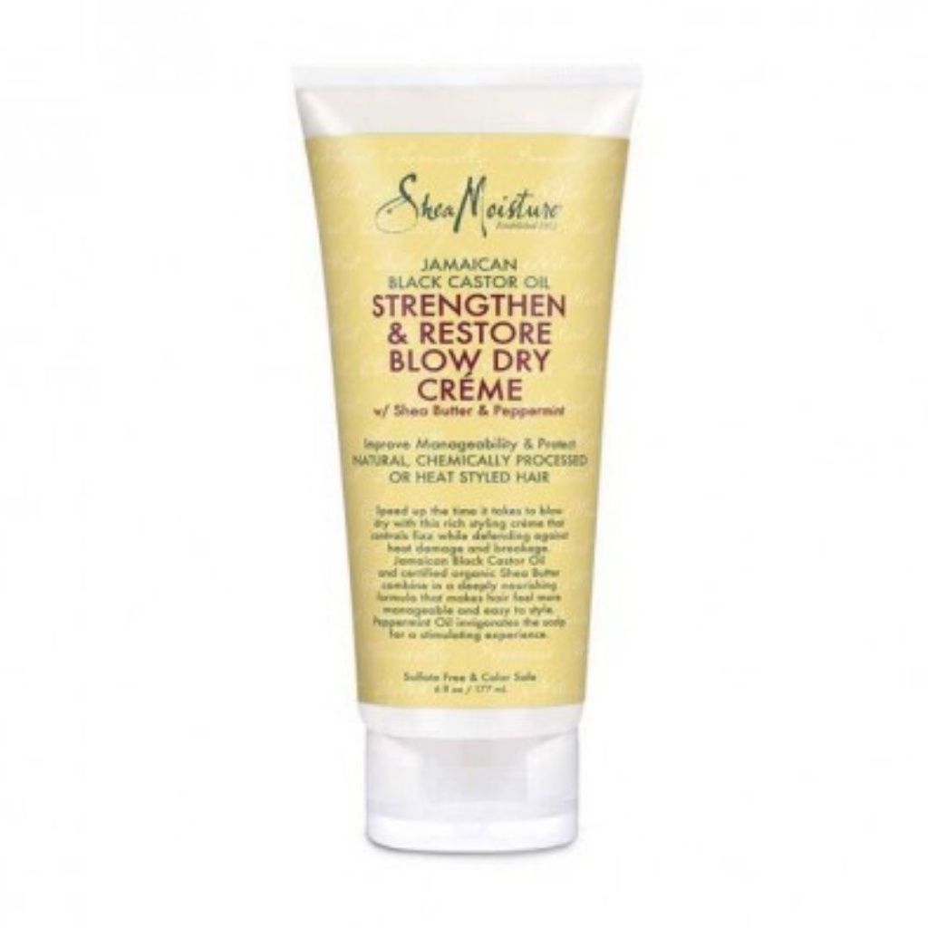 Shea Moisture Jamaican Black Castor Oil Strengthen & Restore Blow Dry Creme 177ml