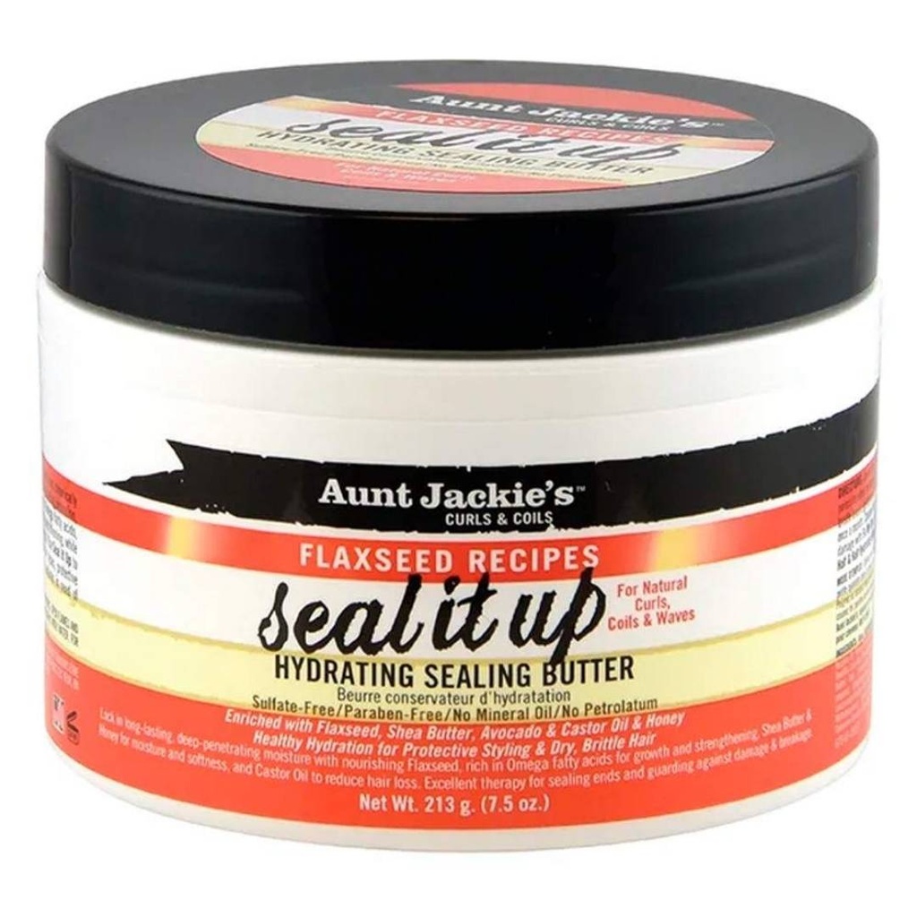 Aunt Jackie's Flaxseed Recipes Seal It Up Hydrating Sealing Butter 213g