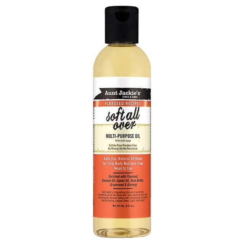 Aunt Jackie's Flaxseed Recipes Soft All Over MultiPurpose Oil 227g
