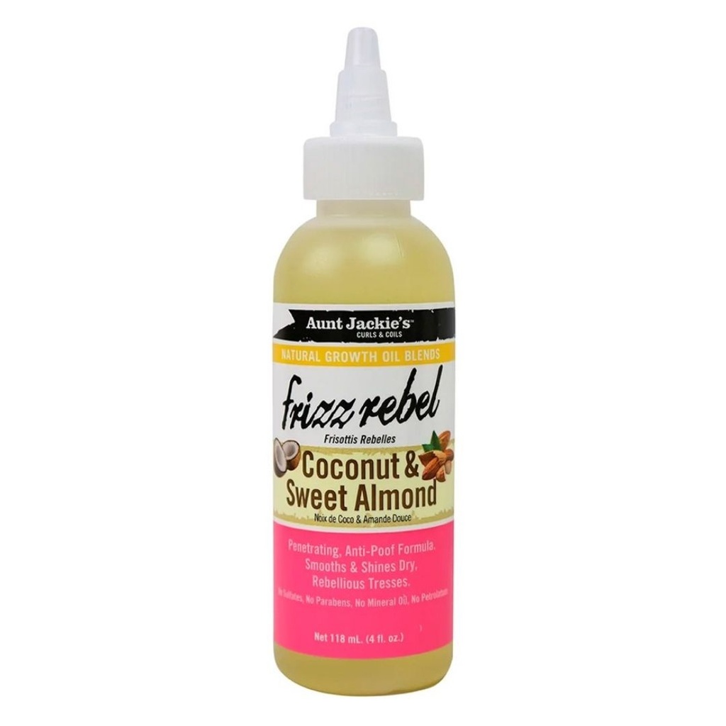 Aunt Jackie's Frizz Rebel Coconut and Sweet Almond Oil 118ml