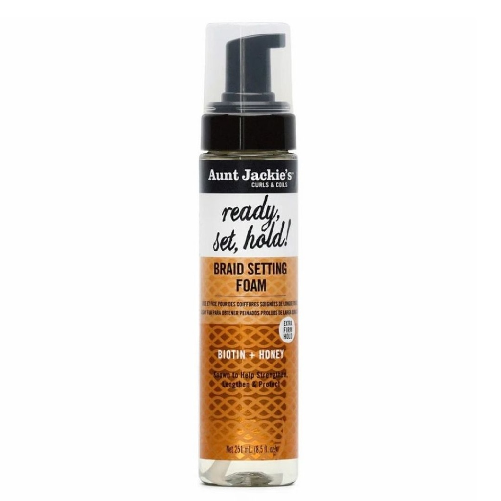 Aunt Jackie's Biotin & Honey Ready Set Braid Foam 8.5oz