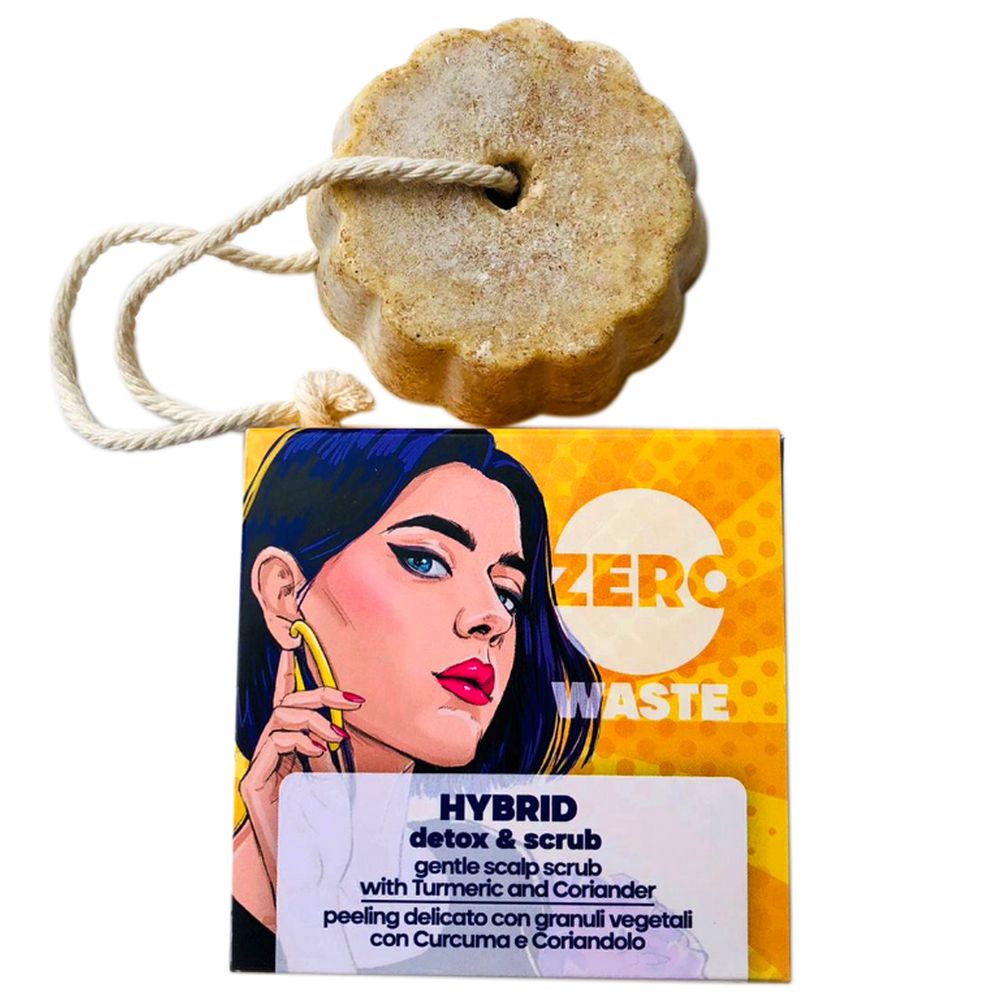 Bio Gentleaf Zero Wasted Hybrid Detox & Scrub Shampoo Bar 60gr