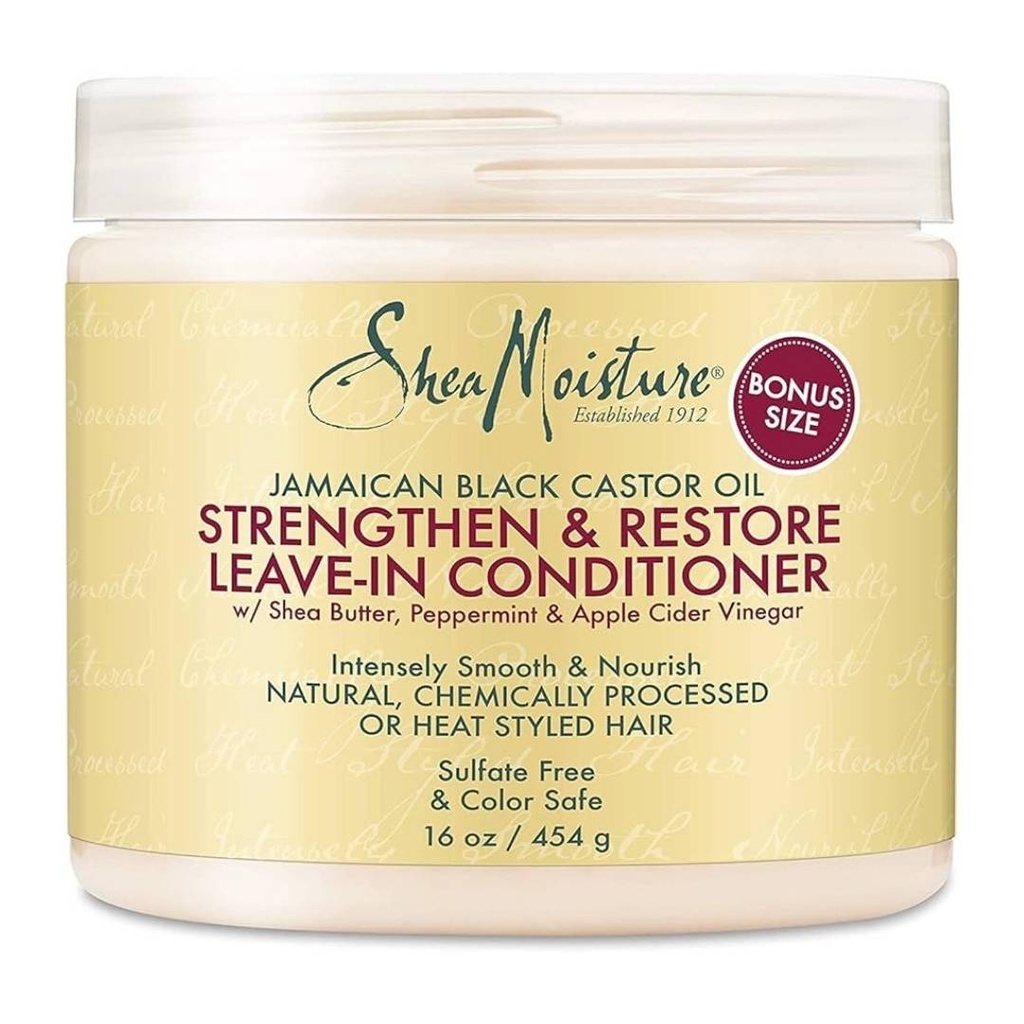 Strengthen & Restore Leave-In Conditioner Jamaican Black Castor oil Shea Moisture