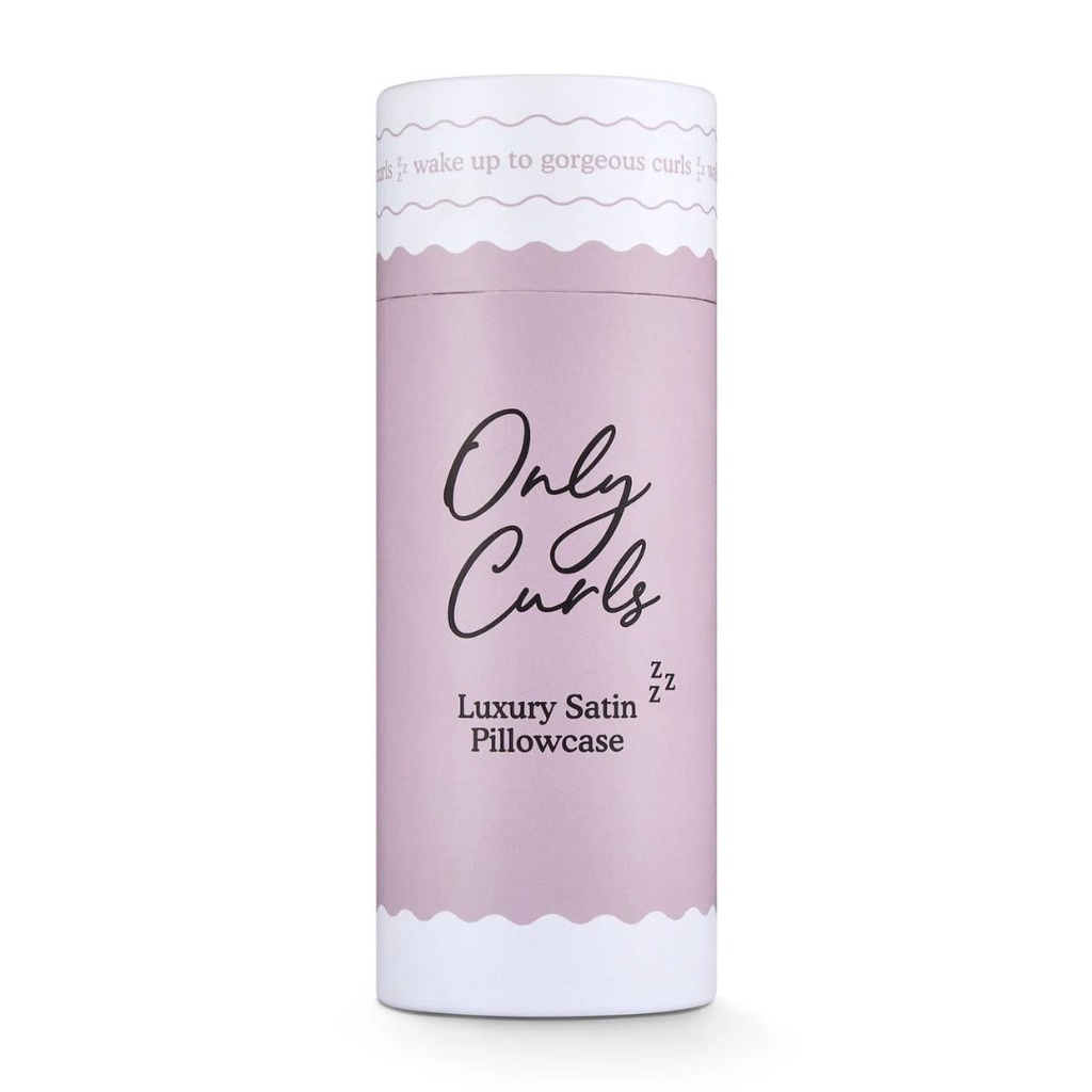 Only Curls Satin Pillowcase White