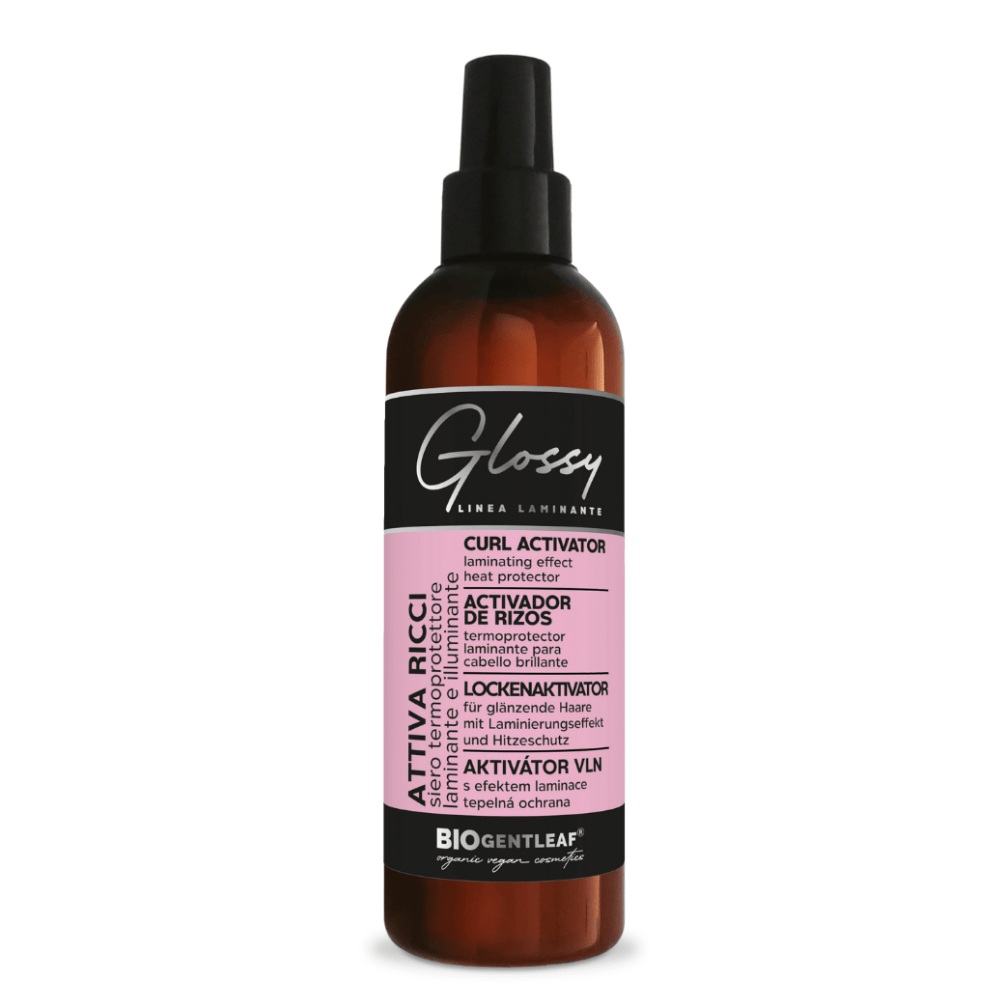 Bio Gentleaf Activador De Rizos Glossy  Laminante Para Cabello Brillante 200ml